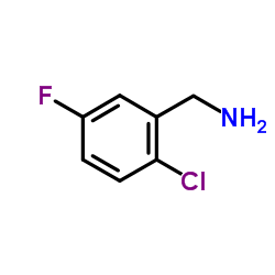 2-氯-5-氟苄胺结构式