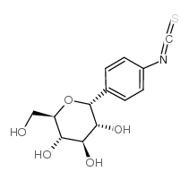 对异硫氰酸根合苯基α-D-葡糖苷结构式
