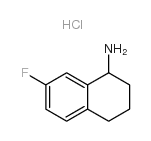 7-氯-1,2,3,4-四氢-萘-1-胺盐酸盐结构式
