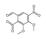 3,4-dimethoxy-2,5-dinitrobenzaldehyde结构式