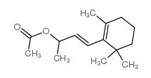 beta-ionyl acetate Structure