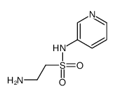 2-氨基-n-(吡啶-3-基)乙烷磺酰胺结构式