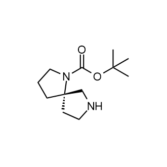 (S)-1,7-二氮杂螺[4.4]壬烷-1-羧酸叔丁酯结构式
