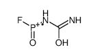 (carbamoylamino)-fluoro-oxophosphanium结构式