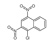 1-Chloro-2,4-dinitronaphthalene structure