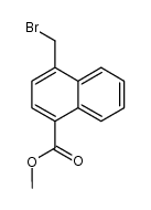 methyl 4-bromomethylnaphthalene-1-carboxylate结构式
