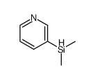 Pyridine, 3-(dimethylsilyl)- (9CI) Structure