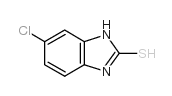 5-氯-2-巯基苯并咪唑结构式
