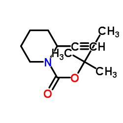 1-Boc-2-Ethynylpiperidine Structure