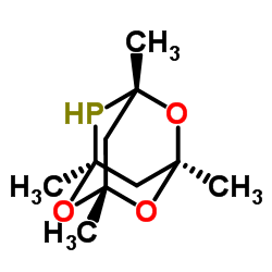 2,4,6-Trioxa-1,3,5,7-tetramethyl-8-phosphaadamantane (~32 in xylene) Structure