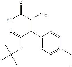 (S)-2-((tert-Butoxycarbonyl)amino)-3-(4-ethylphenyl)propanoic acid Structure