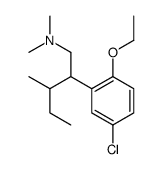 5-Chloro-2-ethoxy-N,N-dimethyl-β-(1-methylpropyl)benzeneethanamine结构式