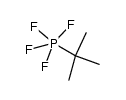 Tetrafluoro-(t-butyl)phosphoran Structure