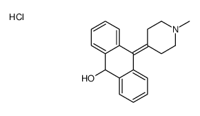 10-(1-methylpiperidin-1-ium-4-ylidene)-9H-anthracen-9-ol,chloride结构式
