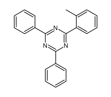 2,4-diphenyl-6-o-tolyl-[1,3,5]triazine结构式