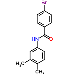 4-Bromo-N-(3,4-dimethylphenyl)benzamide Structure