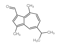 7-异丙基-1,4-二甲基甘菊环-3-甲醛结构式