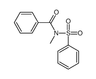 N-Methyl-N-(phenylsulfonyl)benzamide Structure