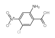2-氨基-5-氯-4-硝基苯甲酸结构式