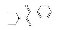 1-phenyl-2-diethylamino-ethane-1,2-dione Structure