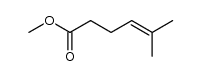 5-Methyl-4-hexenoic acid methyl ester Structure