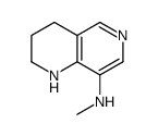 (1,2,3,4-四氢-[1,6]萘啶-8-基)-甲基胺结构式