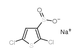 2,5-二氯噻吩-3-亚磺酸钠盐结构式