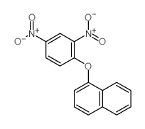 1-(2,4-Dinitrophenoxy)naphthalene Structure