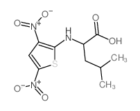 L-Leucine,N-(3,5-dinitro-2-thienyl)- Structure