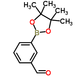 3-(4,4,5,5-Tetramethyl-1,3,2-dioxaborolan-2-yl)benzaldehyde Structure