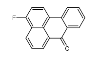 3-fluoro-benz[de]anthracen-7-one结构式