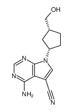 carbocyclic 2',3'-dideoxytoyocamycin Structure