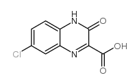 7-氯-3-氧代-3,4-二氢喹噁啉-2-羧酸结构式