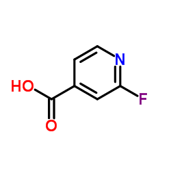 2-氟吡啶-4-羧酸结构式
