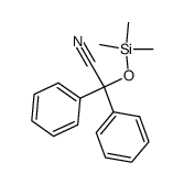 2,2-diphenyl-2-(trimethylsiloxy)ethanenitrile Structure