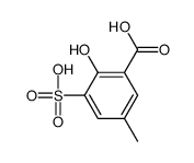 2-hydroxy-5-methyl-3-sulfobenzoic acid结构式