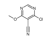 4-chloro-6-methoxypyrimidine-5-carbonitrile Structure