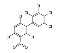 1,2,3,4-tetrachloro-5-(2,4,6-trichloro-3-nitrophenyl)benzene结构式