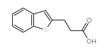 苯并[b]噻吩-2-丙酸结构式