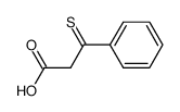 3-phenyl-3-thioxo-propionic acid Structure
