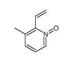 2-ethenyl-3-methyl-1-oxidopyridin-1-ium结构式