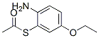 Ethanethioic acid, S-(2-amino-5-ethoxyphenyl) ester (9CI)结构式