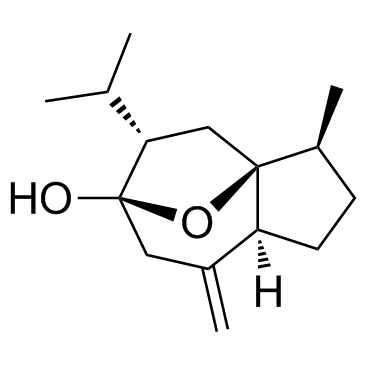 莪术醇; 姜黄醇结构式