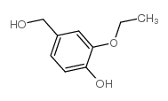 3-乙氧基-4-羟基苯甲醇结构式