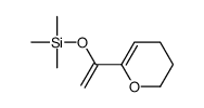 1-(3,4-dihydro-2H-pyran-6-yl)ethenoxy-trimethylsilane结构式