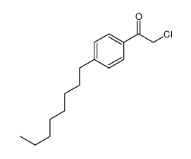 2-chloro-1-(4-octylphenyl)ethanone Structure