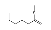 hept-1-en-2-yl(trimethyl)silane Structure