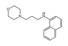 4-[3-(1-naphthylamino)propyl]morpholine结构式
