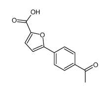 5-(4-乙酰苯基)-2-糠酸结构式