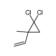 1,1-dichloro-2-ethenyl-2-methylcyclopropane Structure